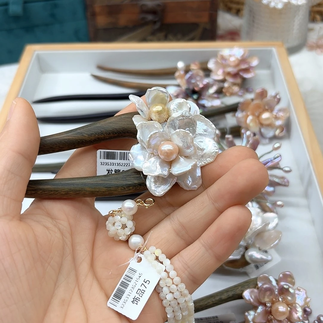 H***L未镶嵌淡水珍珠发饰