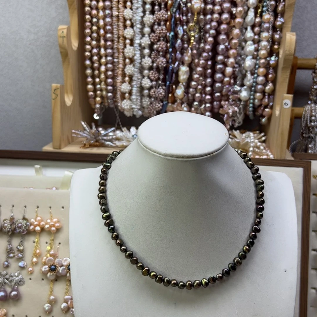 手绳合金淡水珍珠