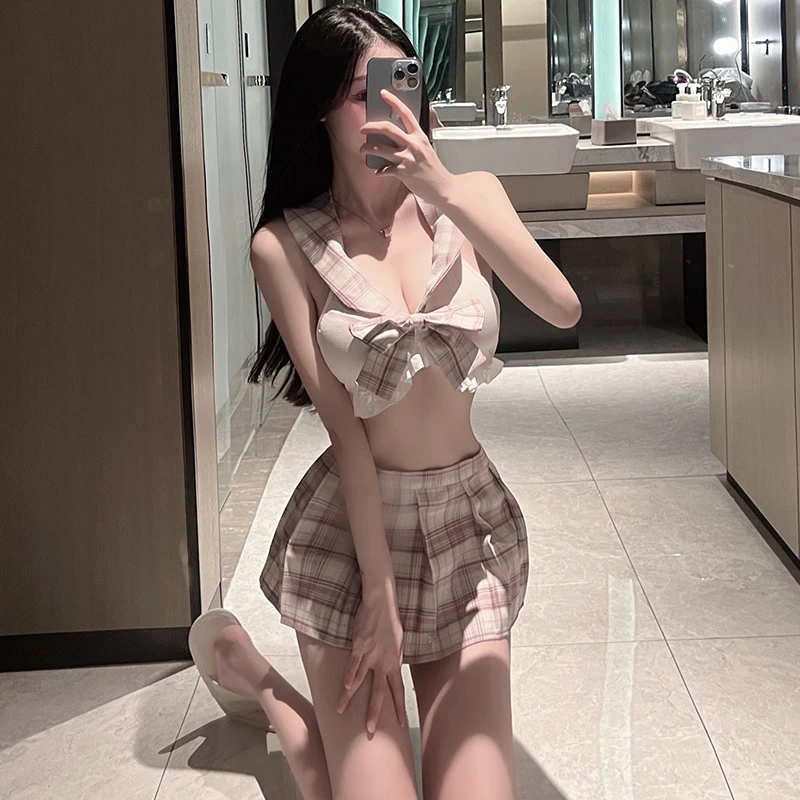 性感内衣睡衣女款镂空辣妹纯欲大码女仆装日系甜美jk纯欲风夏季