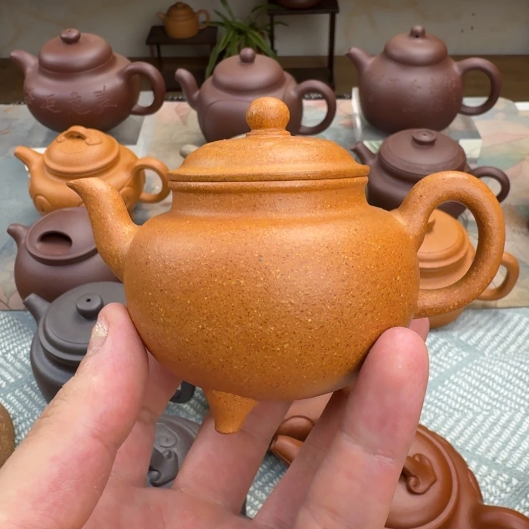 茶壶紫砂微瑕 大彬如意 125cc