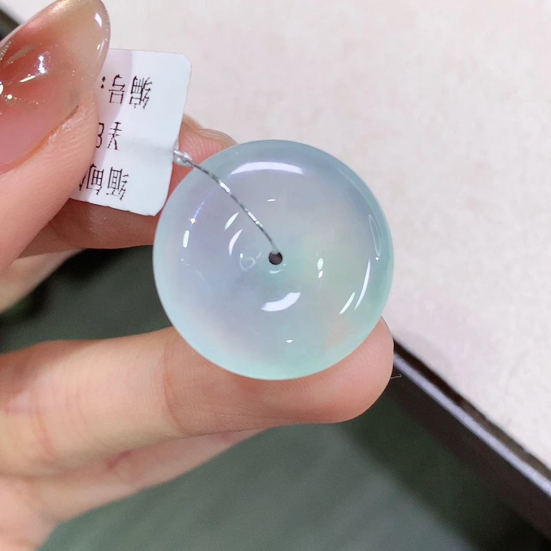 翡翠未镶嵌颈饰21.7-5.8