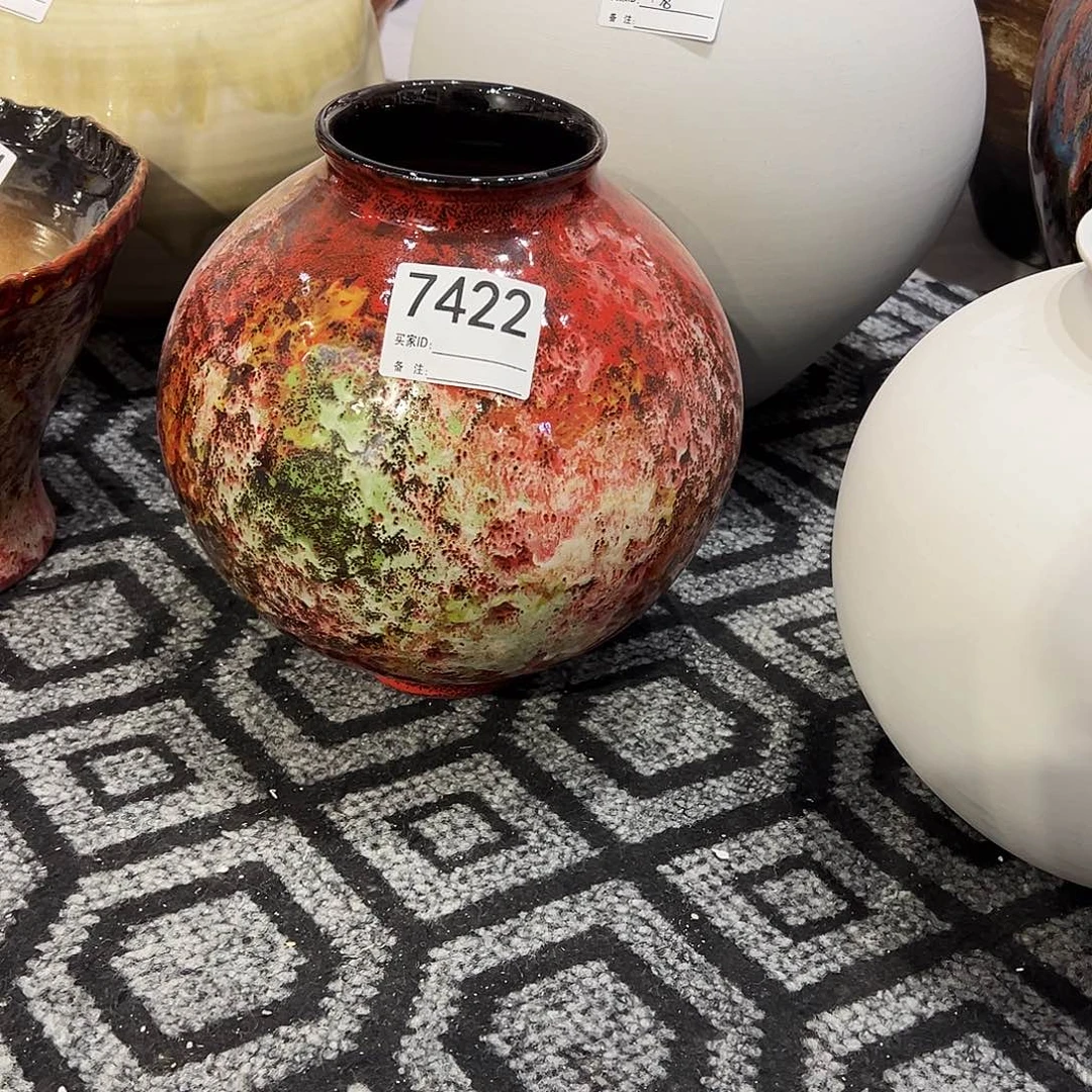 缸@*7422高23口8-9陶瓷花瓶无孔