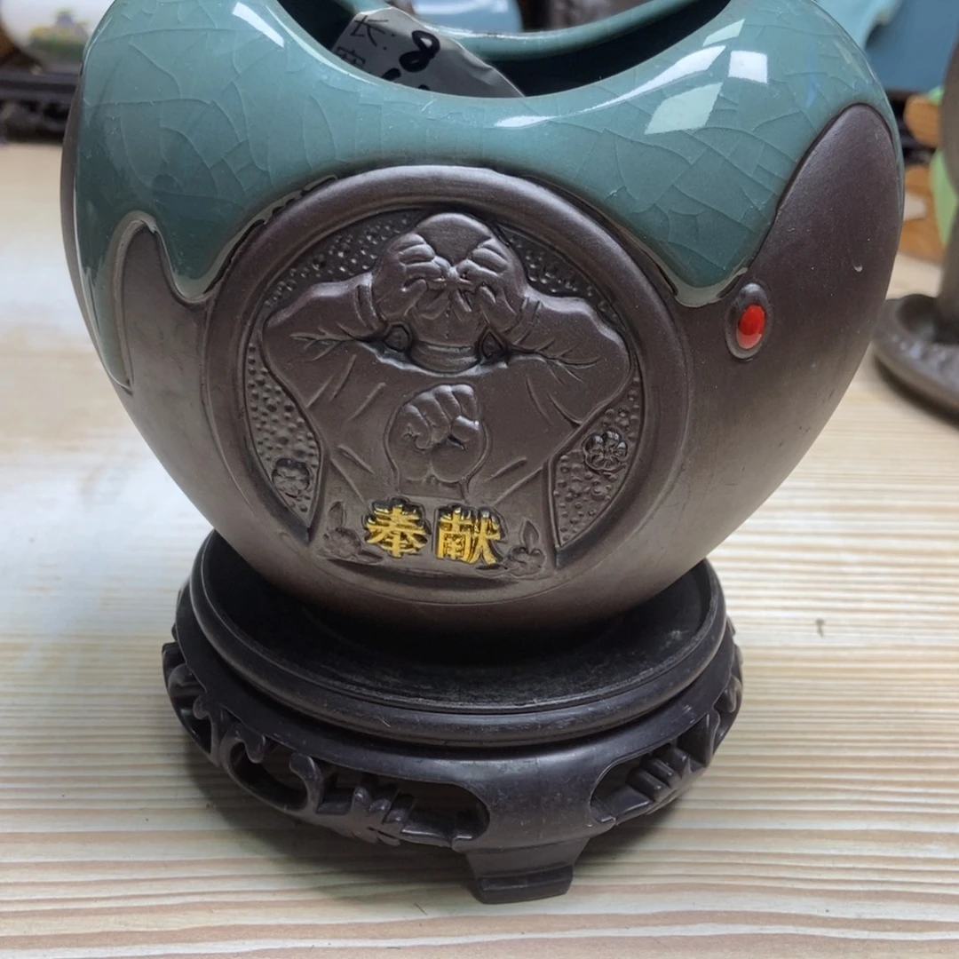 瓷片陶瓷花盆陶瓷艺术