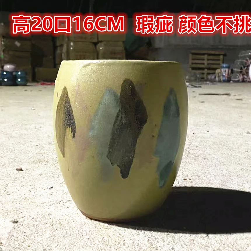 福利款大口手工简约紫砂粗陶法师老桩悬崖绿萝多肉植物陶瓷花盆