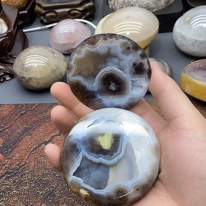 水晶摆件未镶嵌聚宝盆