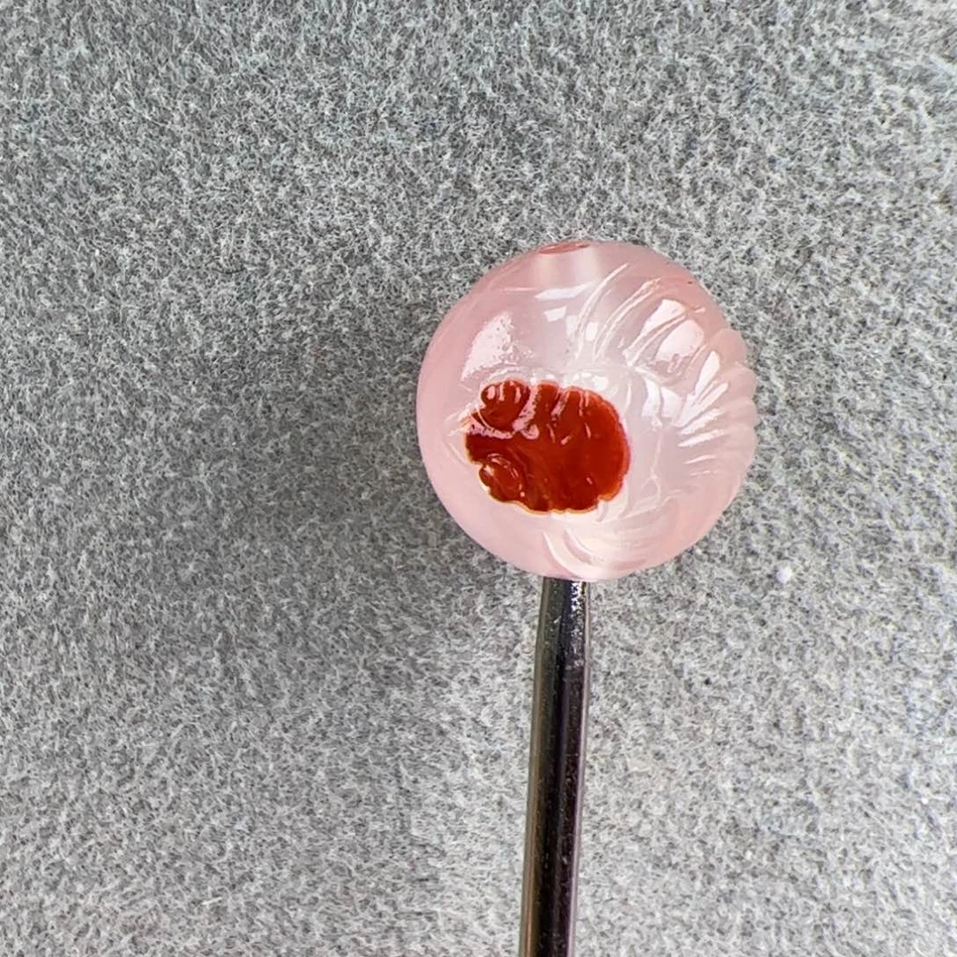 南红玛瑙（荔枝冻鸿运当头11+）未镶嵌
