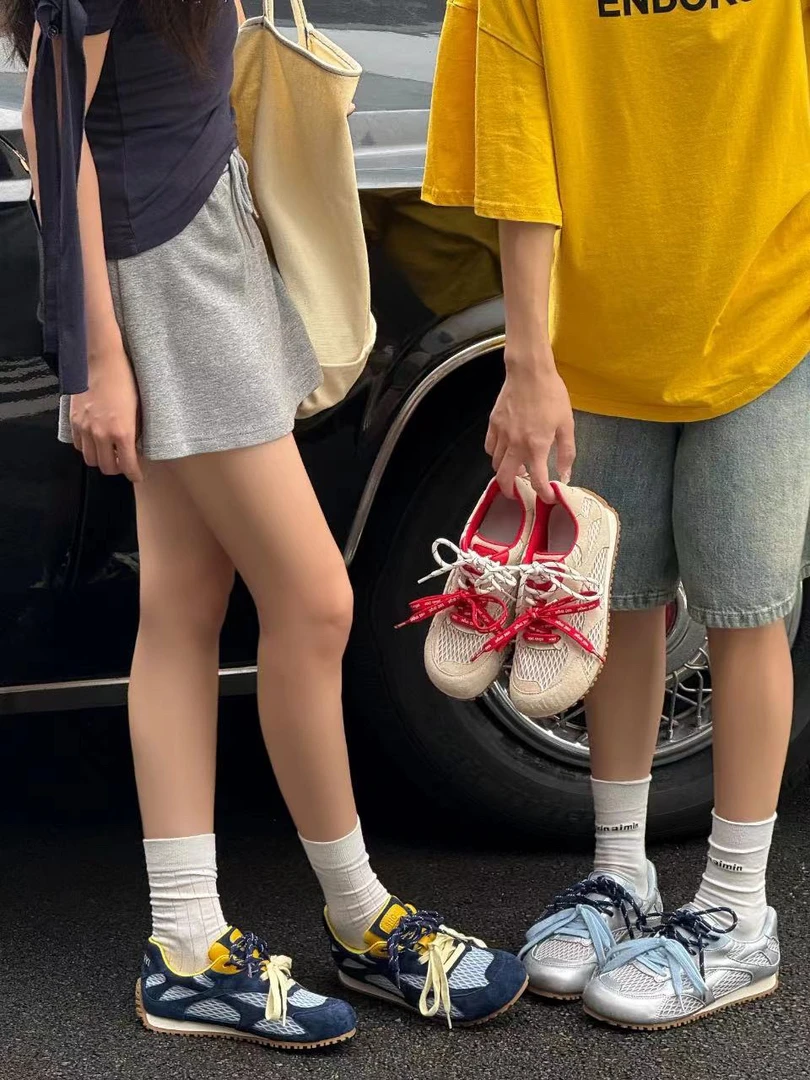 时尚休闲鞋情侣透气防风百搭网红舒适厚底夏款