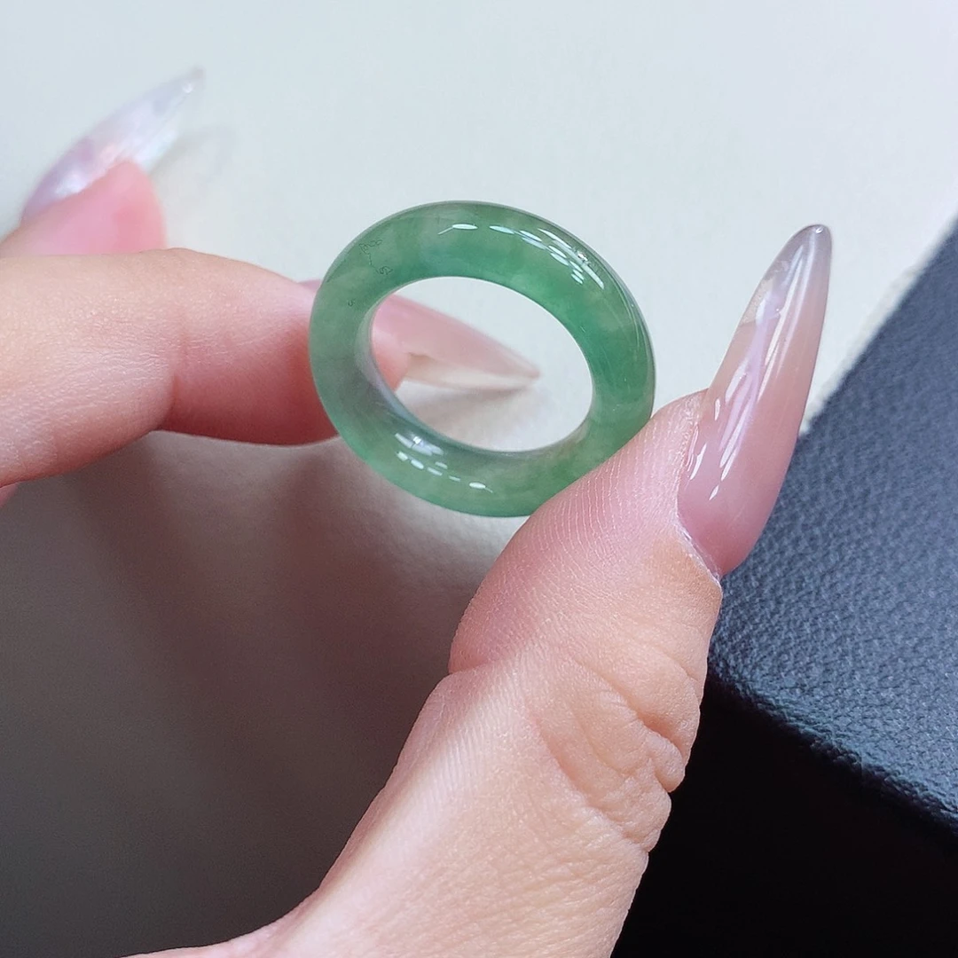 未镶嵌戒圈翡翠10-11号