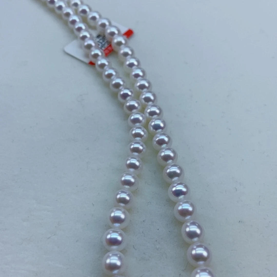 银S925镶嵌淡水珍珠5.5/6天女光几乎无暇捡漏