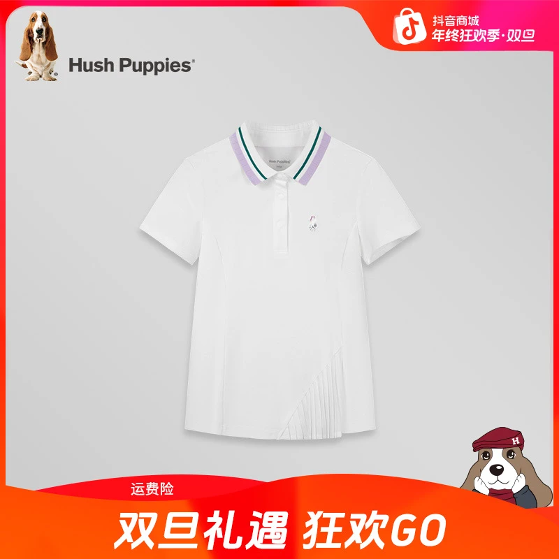 【女童POLO衫】暇步士童装2025夏季新款甜美活力运动亲肤休闲短袖
