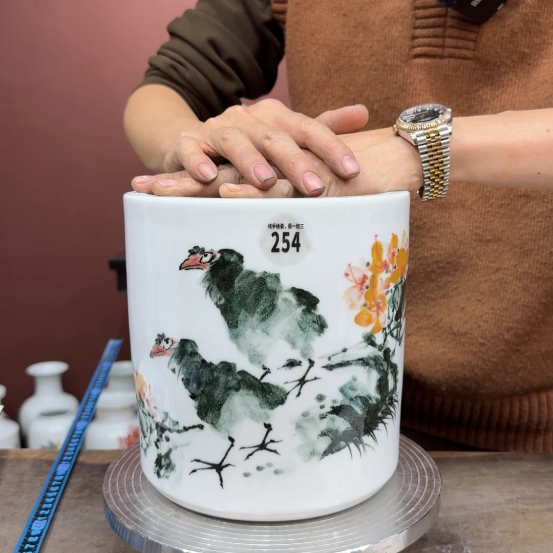 瓷摆件吴义松甄选陶瓷254