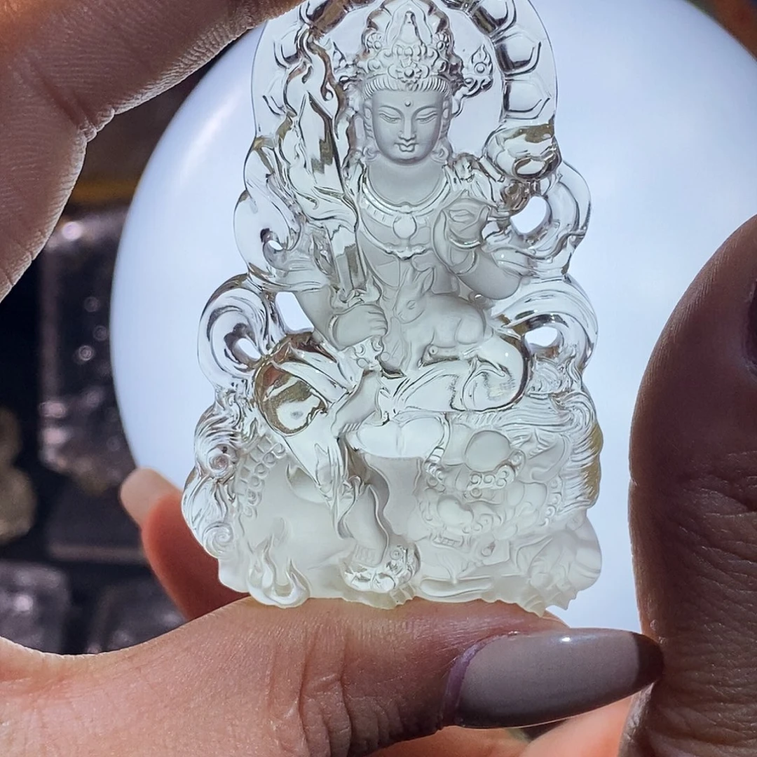 朱***铠水晶颈饰未镶嵌吊坠