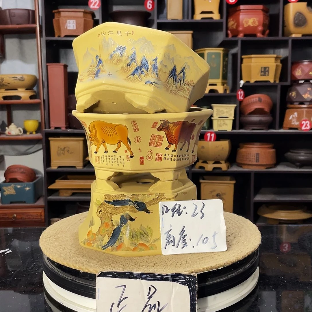 D-盆尚好紫砂花盆