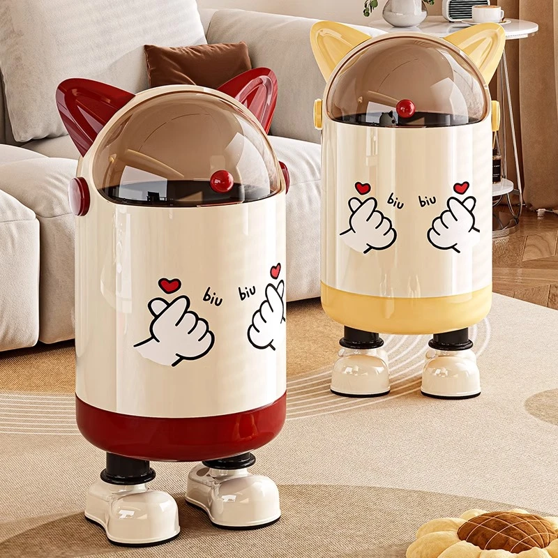 【新疆包邮哥】垃圾桶家用新款客厅厕所卫生间大容量带盖可爱高颜值