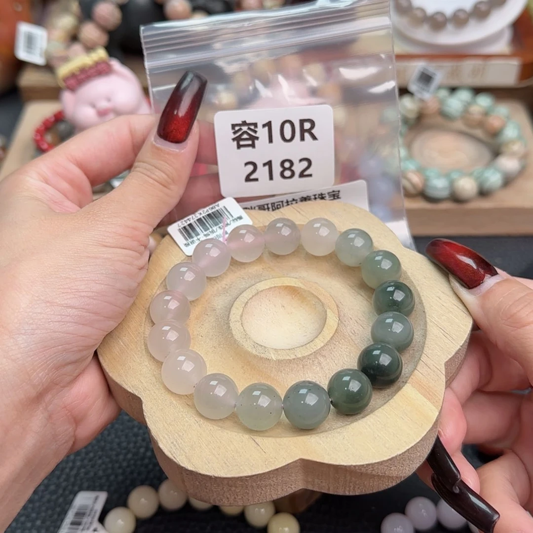 【闪购商品】石英质玉手链未镶嵌橙**.R2182