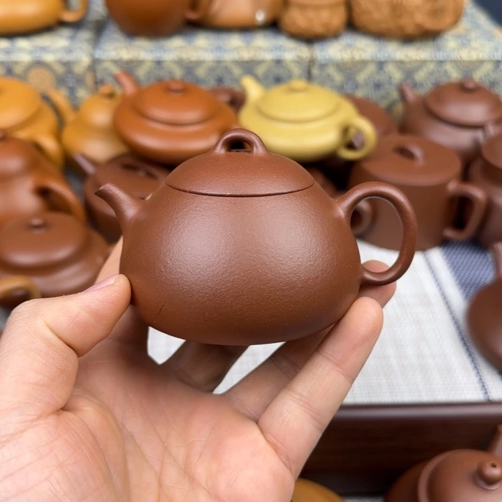 紫砂茶壶封釉冬心秦权