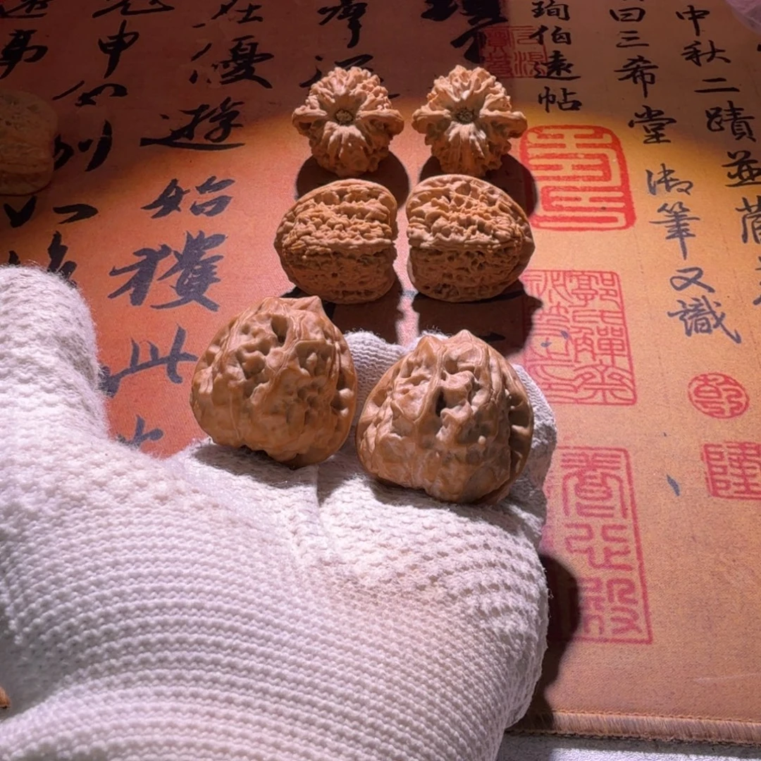 吊坠文玩核桃37+蛤蟆头全品