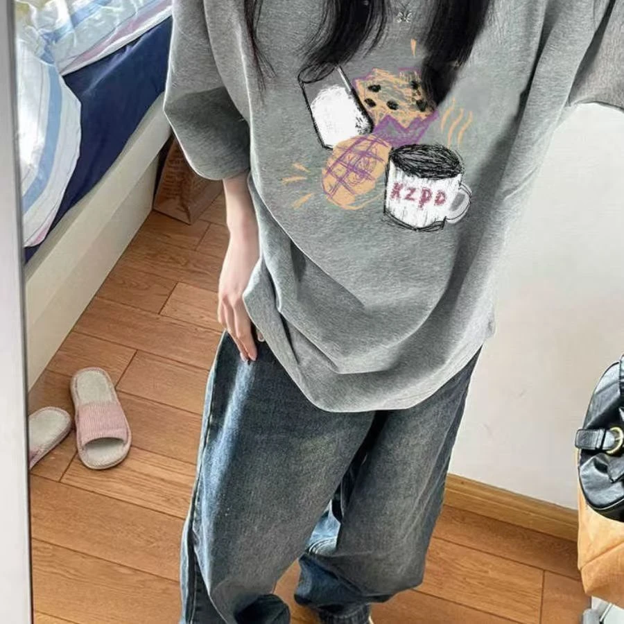 【秋水编号B501-600】夏季宽松显瘦百搭上衣