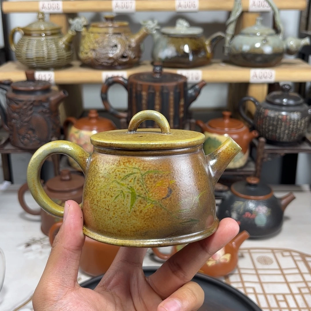 180cc白泥柴烧汉瓦，古法传承裸坯柴烧