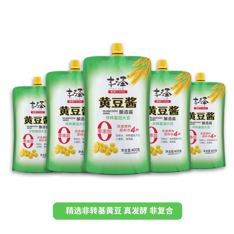 零添加丰泽黄豆大酱酿造400g到手3袋