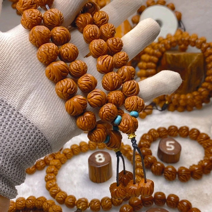 桃核吊坠野生籽手捻