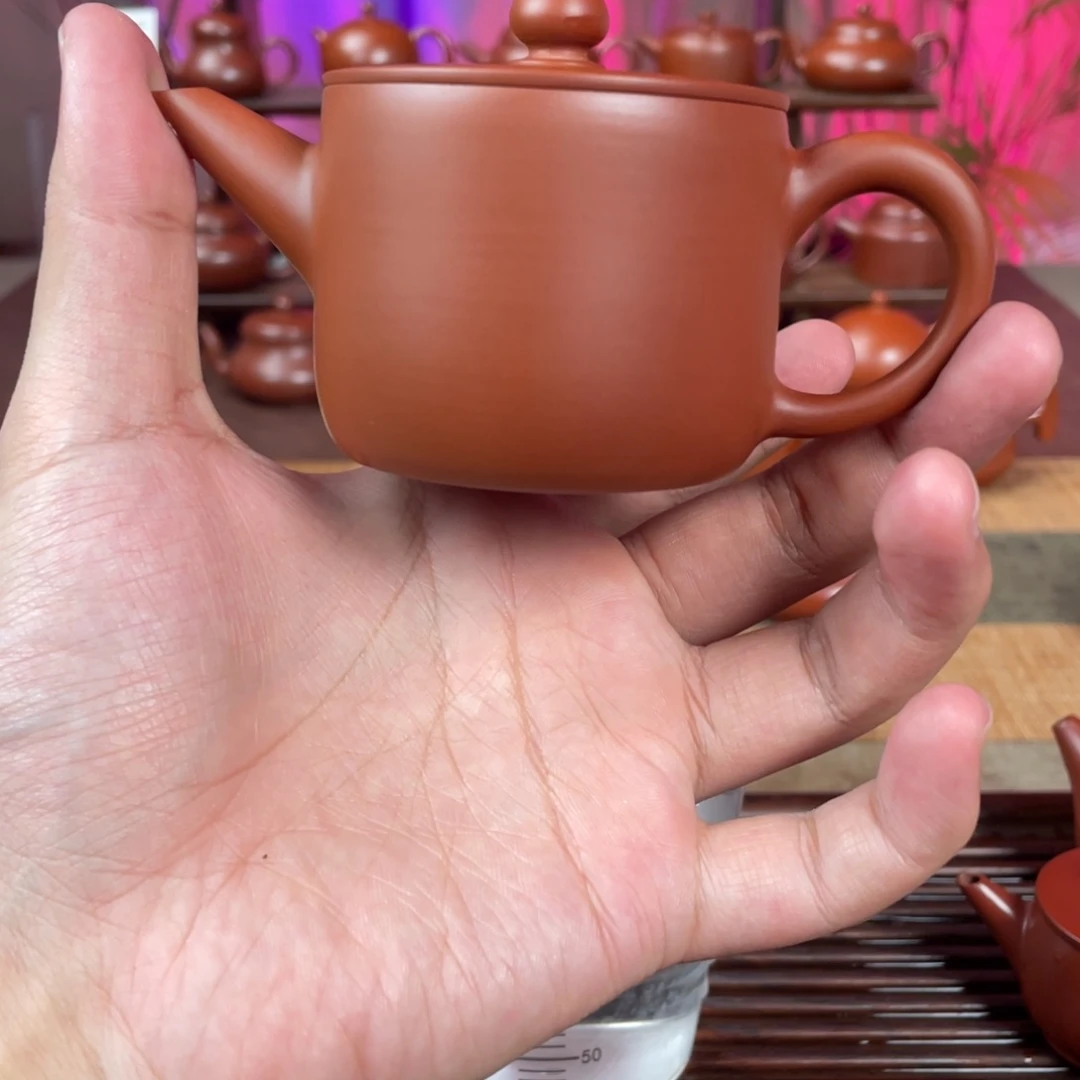 茶壶紫砂超薄汉瓦120cc