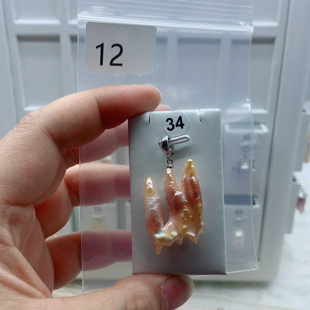吊坠(不含链)合金淡水珍珠