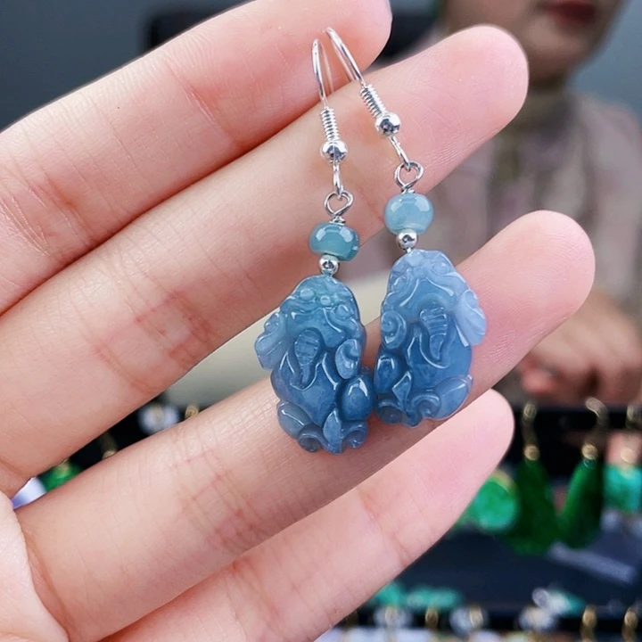 翡翠耳饰未镶嵌饰品