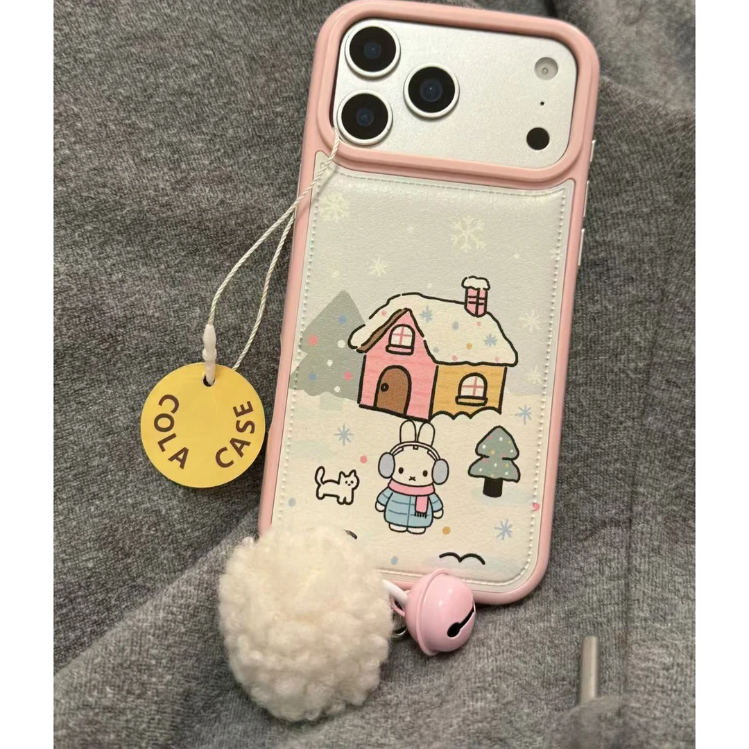 玩雪米菲适用苹果17手机壳13/14ProMax卡通iPhone16/INS风17P