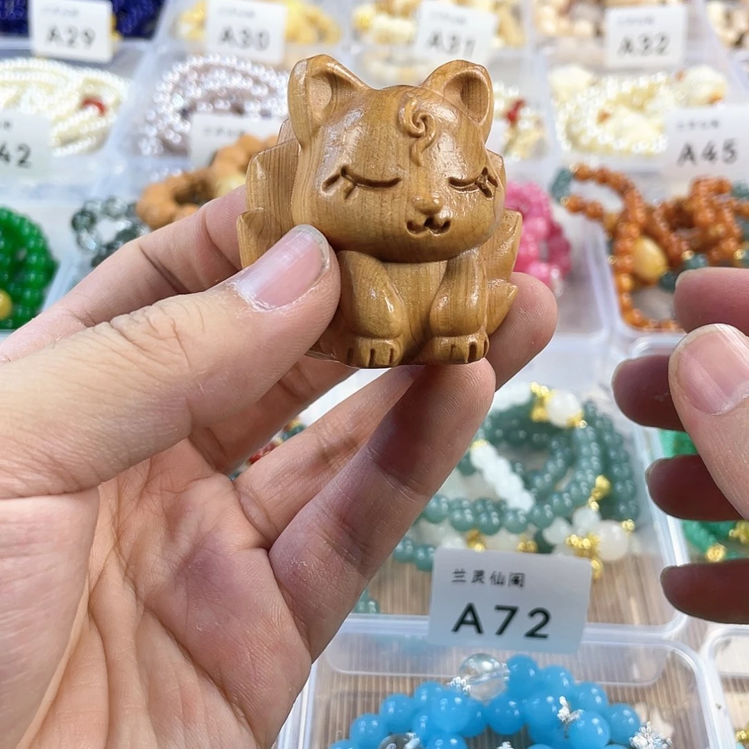 檀香木手串银S925镀金镶嵌