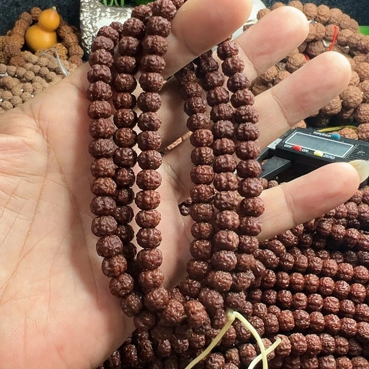 手串金刚菩提方印凹底梅花五面十龙脖挂