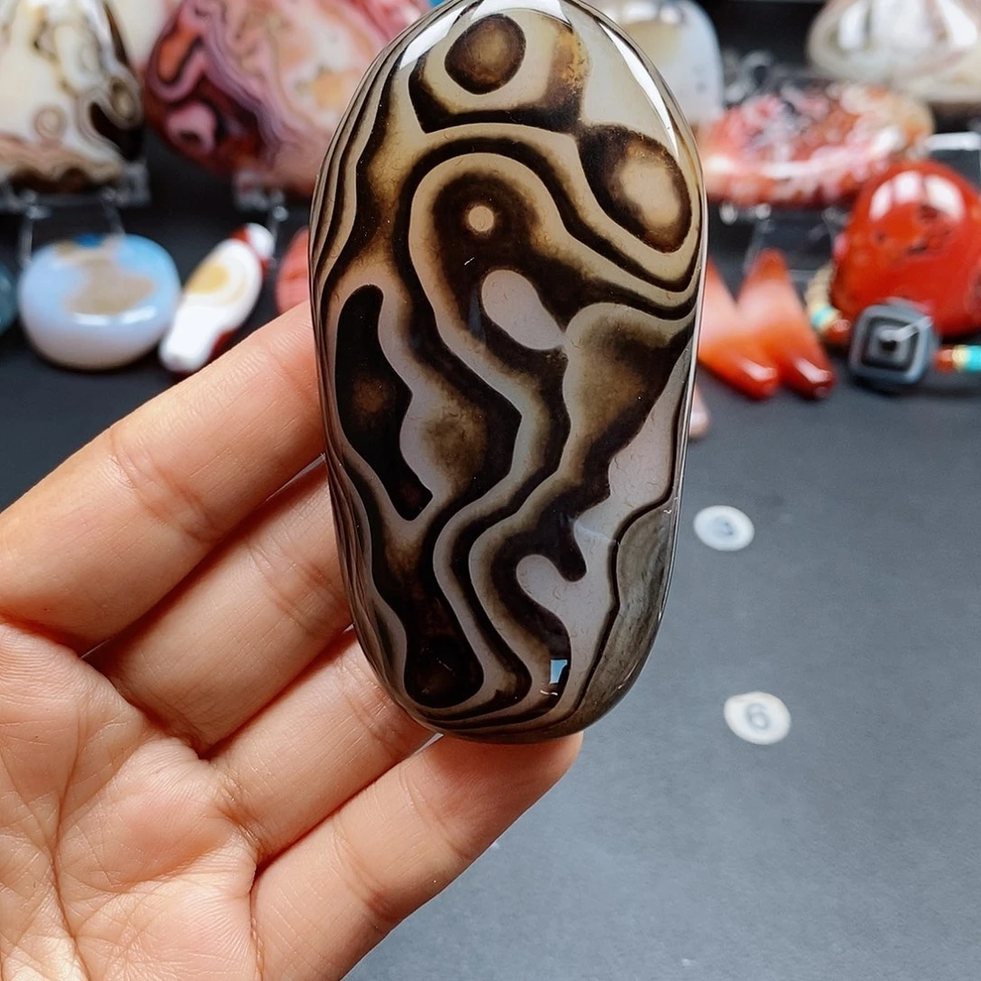 玛瑙/玉髓三毛未镶嵌B****N