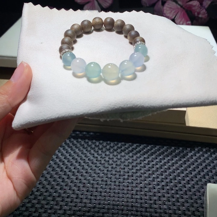 翡翠散珠种水马卡龙