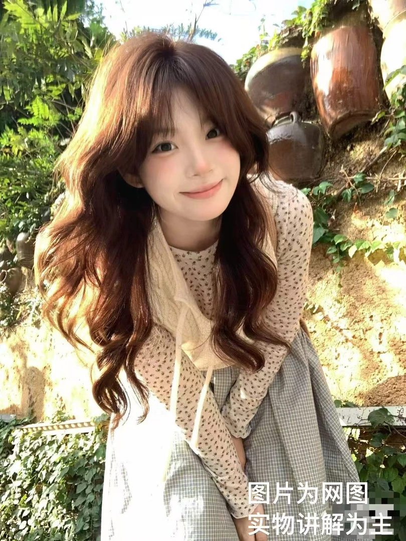 胖欣欣家 好乖!甜美针织马甲韩系学院燕麦色刺绣马甲三件套套装