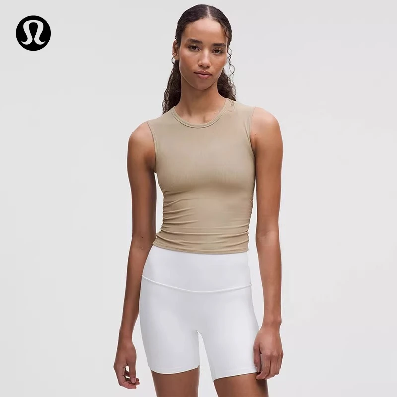 All It Takes 女士后侧扭结罗纹运动背心丨lululemon丨LW1FG5S