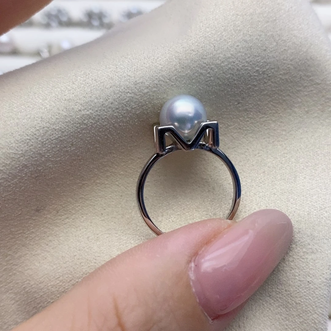 【闪购商品】海水珍珠戒指银S925镶嵌
