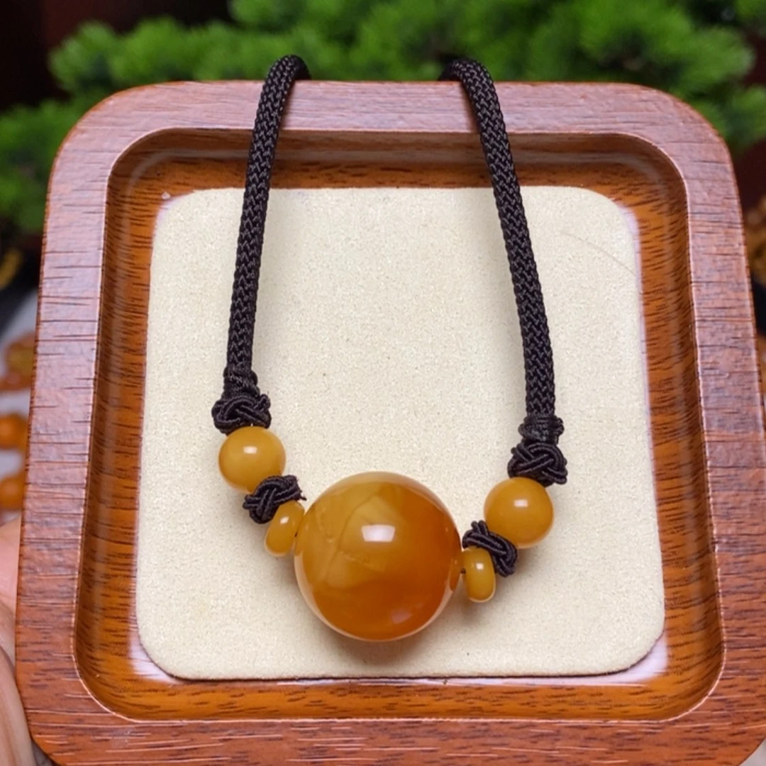 【闪购商品】蜜蜡颈饰未镶嵌项链