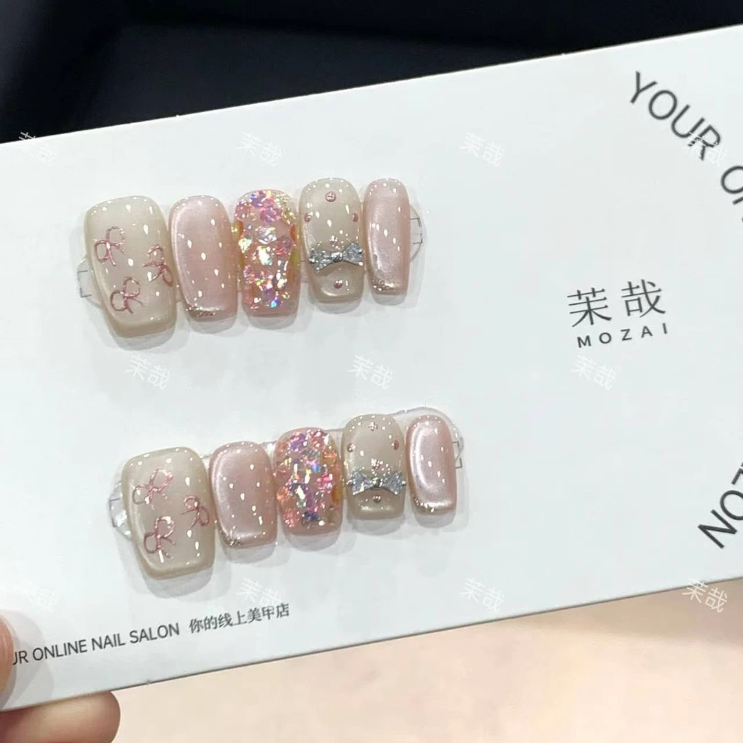 茉哉现货【可可布蕾】纯手工定制拆卸穿戴甲A3425 A