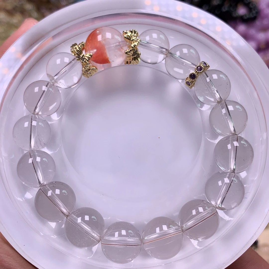 水晶手链未镶嵌天然