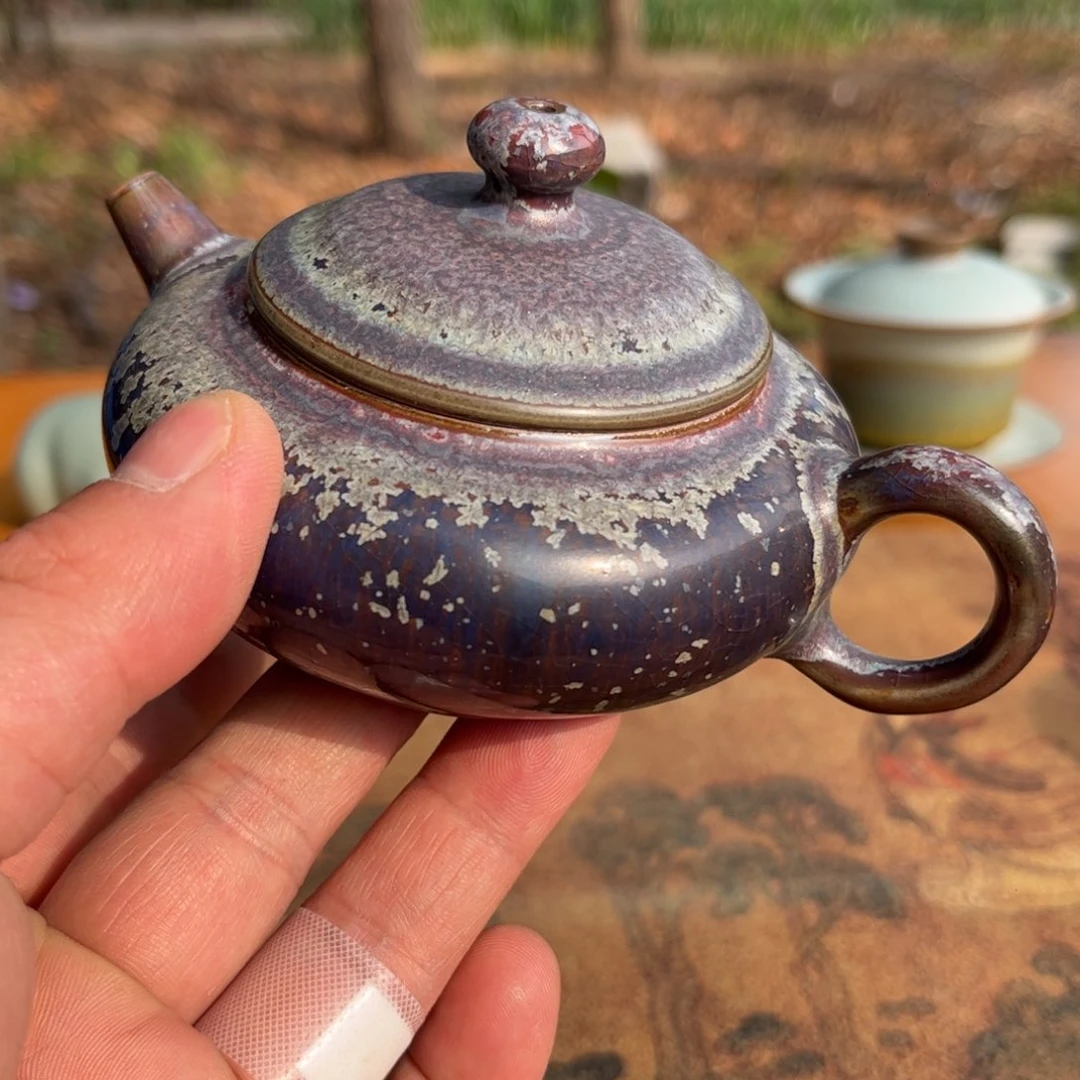 壶天然矿石入釉钧瓷07