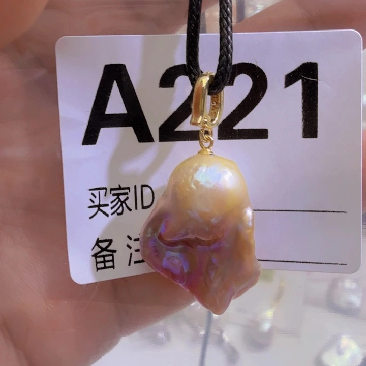 淡水珍珠银S925镶嵌颈饰