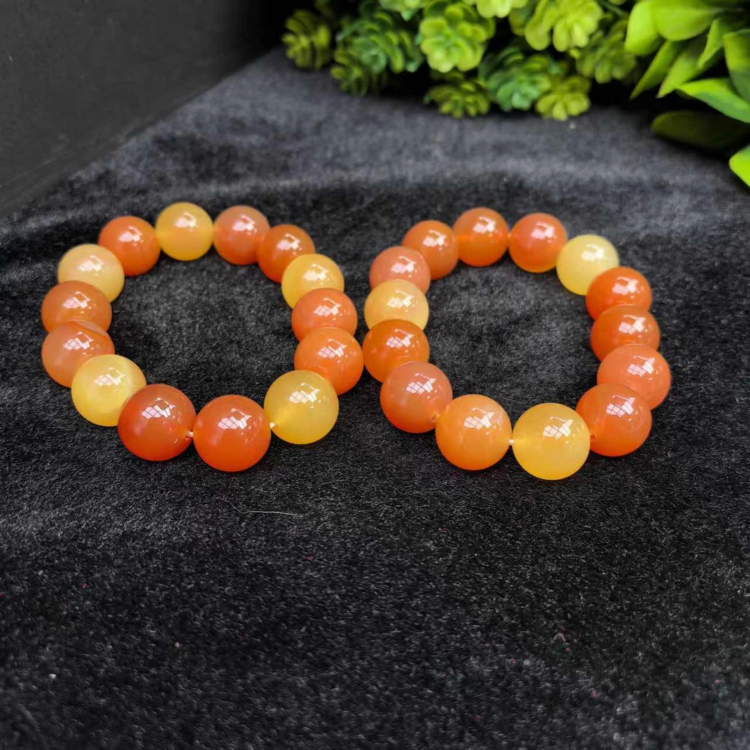 江德洋珠宝S6048太岁古仙芝玛瑙红手串-多样性只发一件