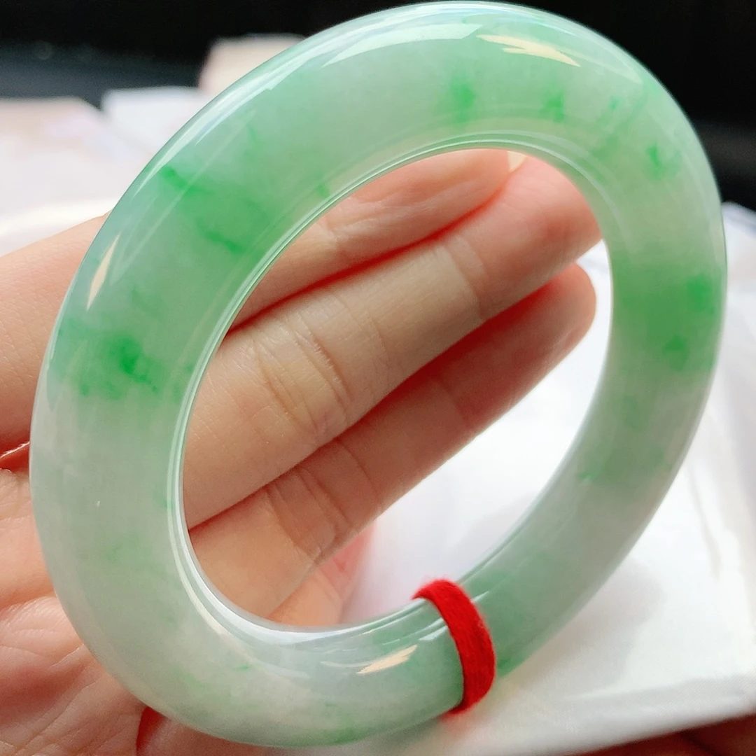 未镶嵌手镯翡翠55圆条882768