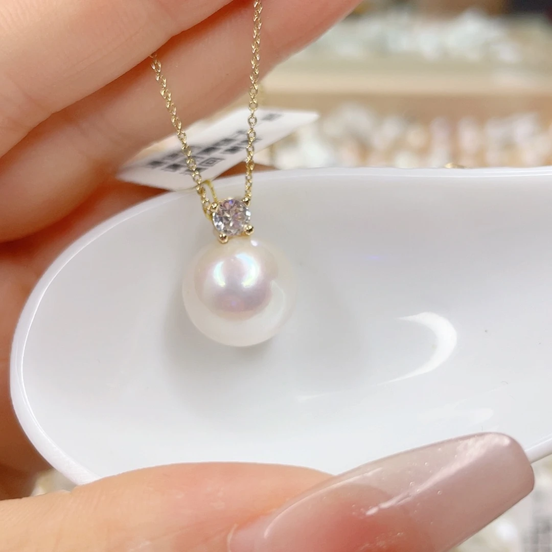 淡水珍珠未镶嵌吊坠(赠链)