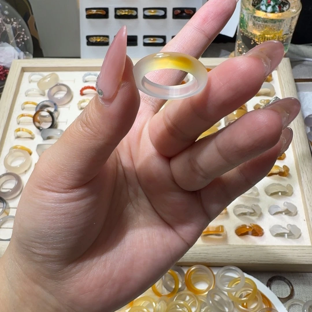 未镶嵌戒指玛瑙/玉髓775港14