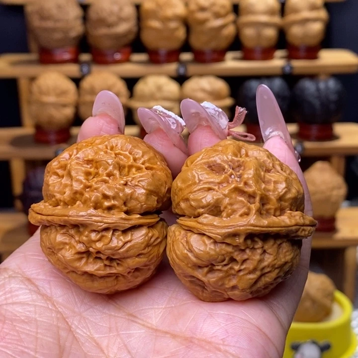 文玩核桃把件马蹄金蟾25号41尺