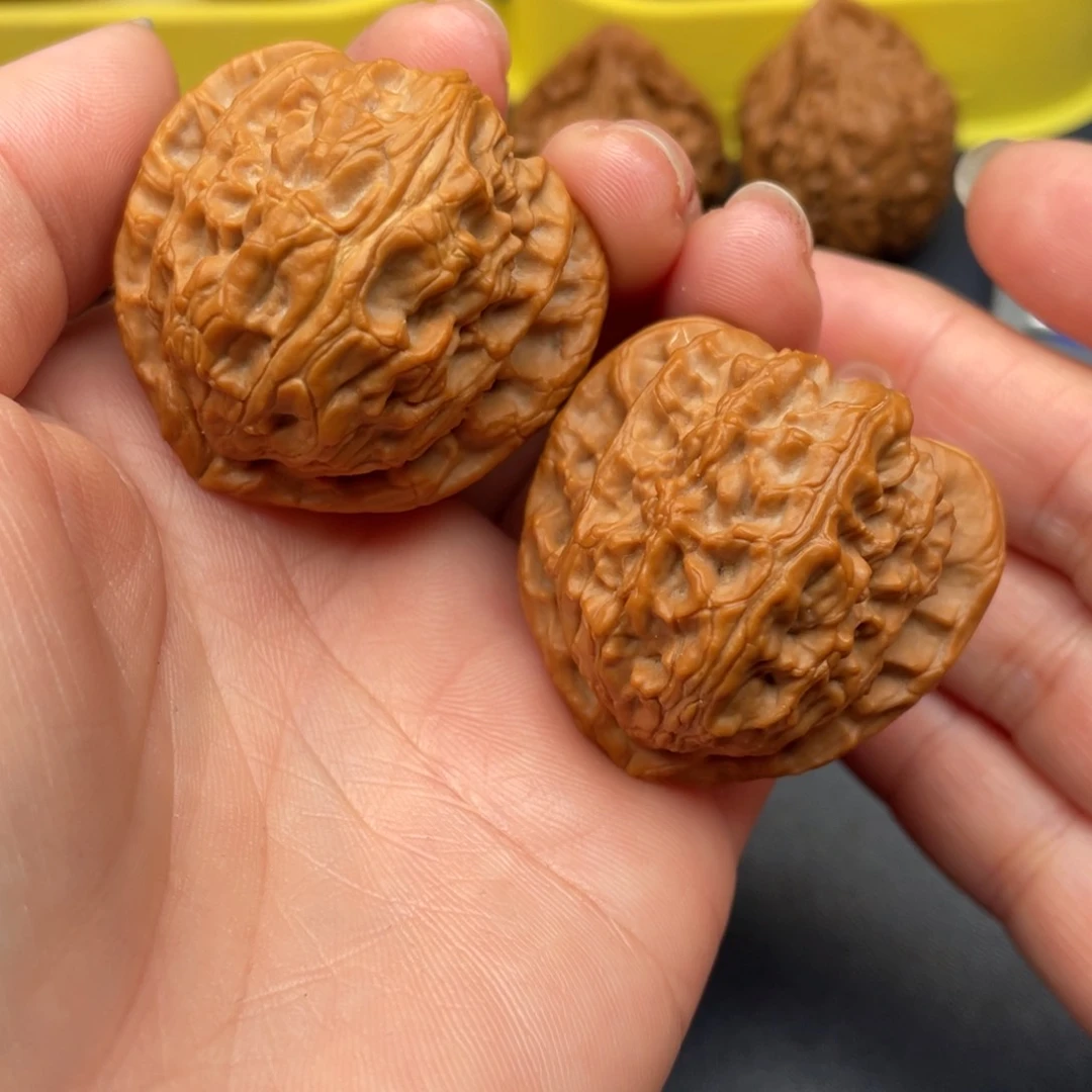 文玩核桃把件白狮子37