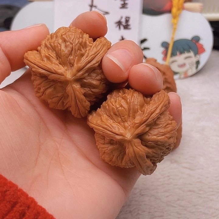 吊坠文玩核桃春**冬三棱