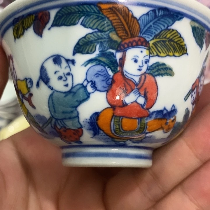 摆件景德镇陶瓷主人杯2345