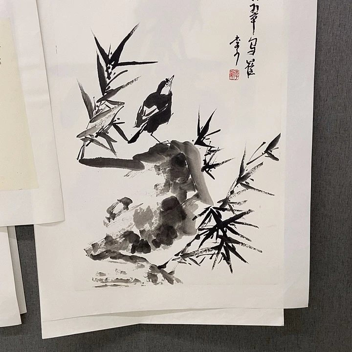 国画手寫手繪作品123